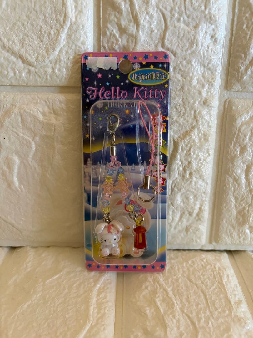 希少 ご当地キティ【北海道限定】4点セット 雪うさぎ 根付 ファスナーマスコット