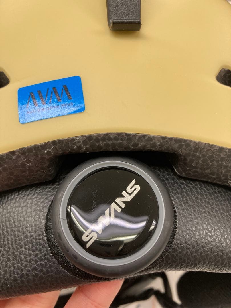 SWANS スワンズ　ヘルメット 大人用　ベージュ　Lサイズ　スキー　G127