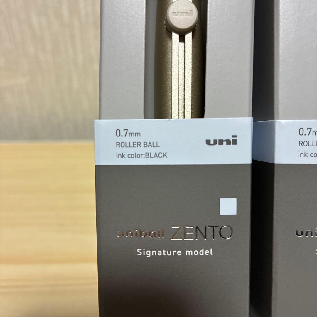 uniball ZENTO ユニボール　ゼント シグニチャー　　0.7㎜2本
