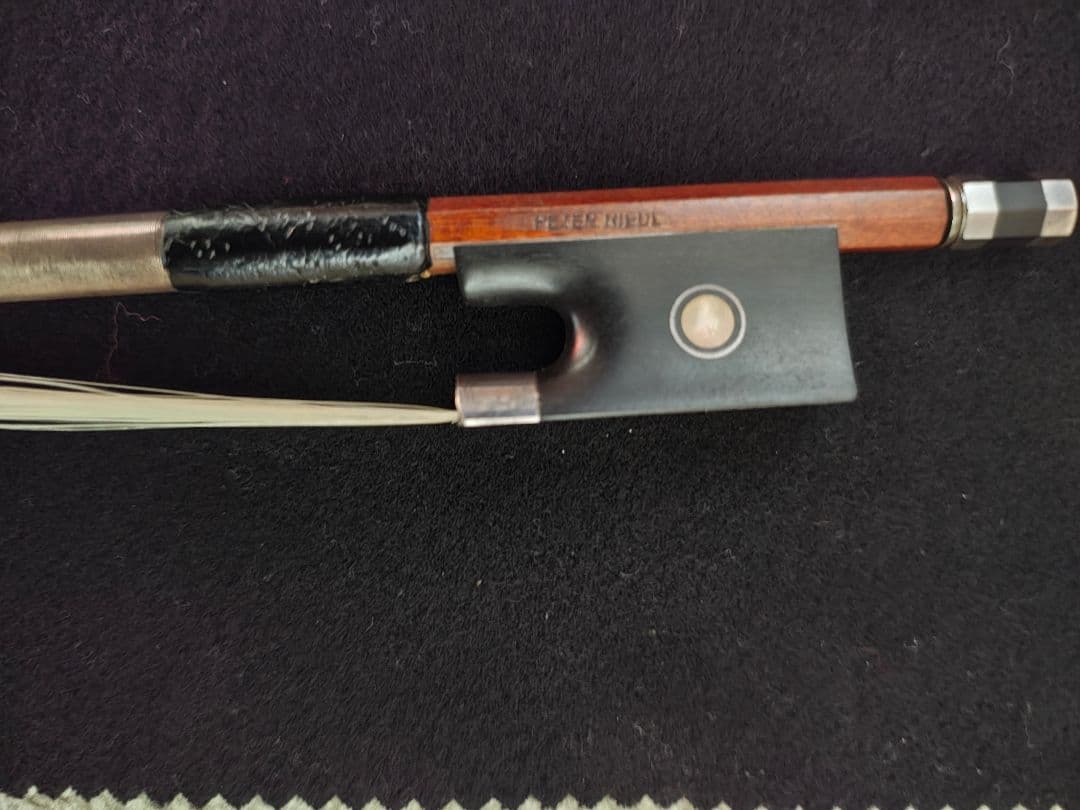 ドイツの製作家PETER RIEDLバイオリン弓高品質フェルナンブコ定価25万円