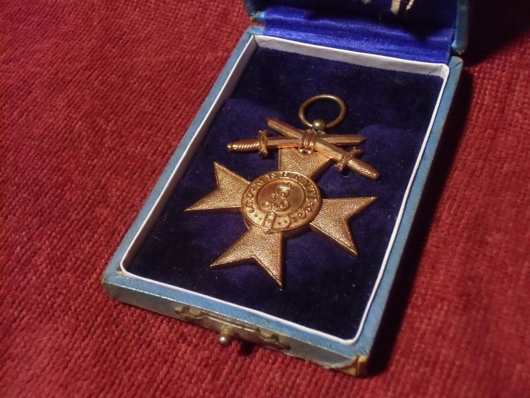 Ｗ帝政ドイツ軍/バイエルン王国＊戦功十字章３級（実物）