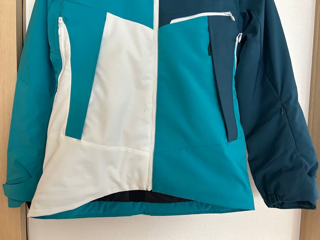 DESCENTE スキーウェア 青　白　Mサイズ