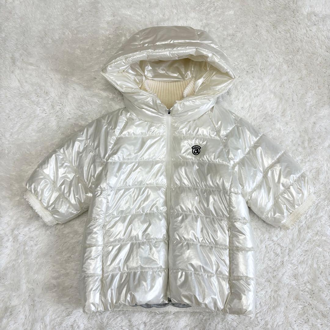 24AW アルチビオ　メタリックキルト保温ブルゾン