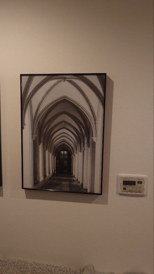 アートパネル　抽象画（黒フレーム）