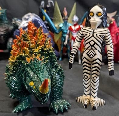ウルトラマンパワード＆登場怪獣・宇宙人（バンダイ）ソフビコンプ18体セット