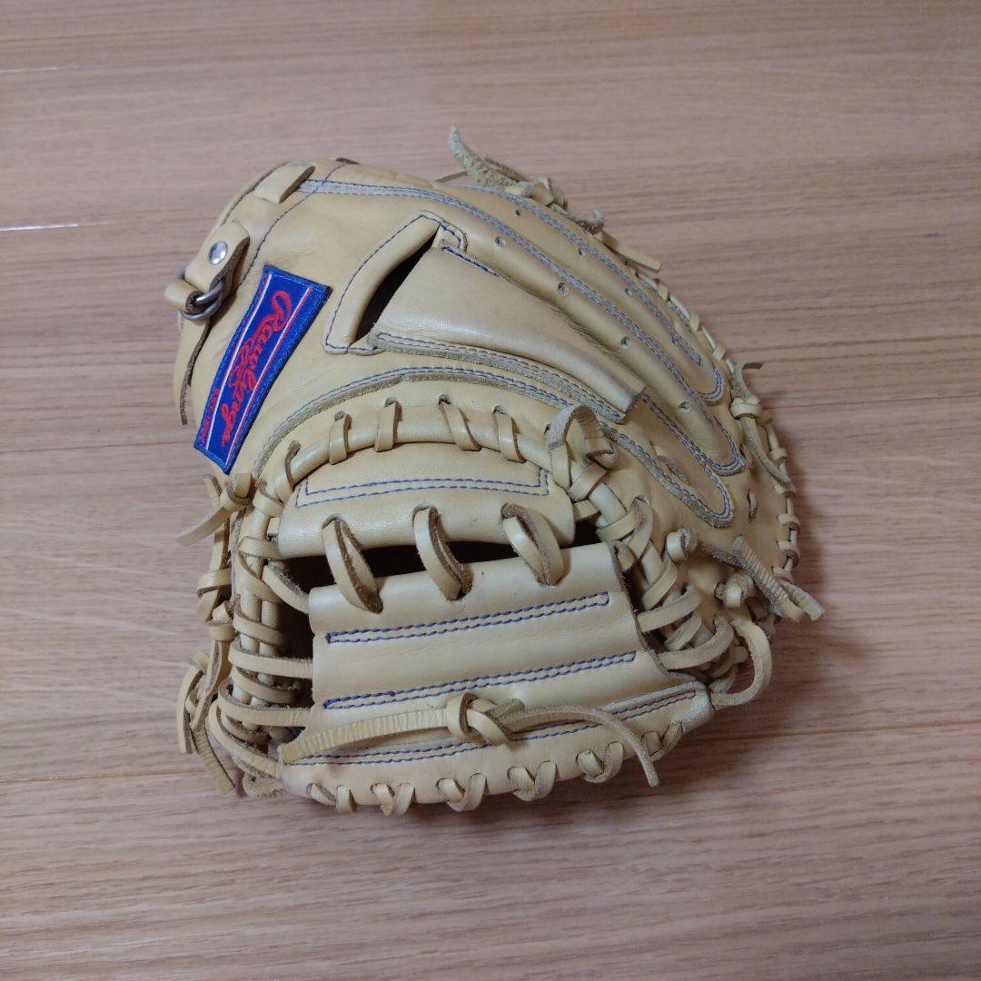 少年軟式Rawlings キャッチャーミットベージュ