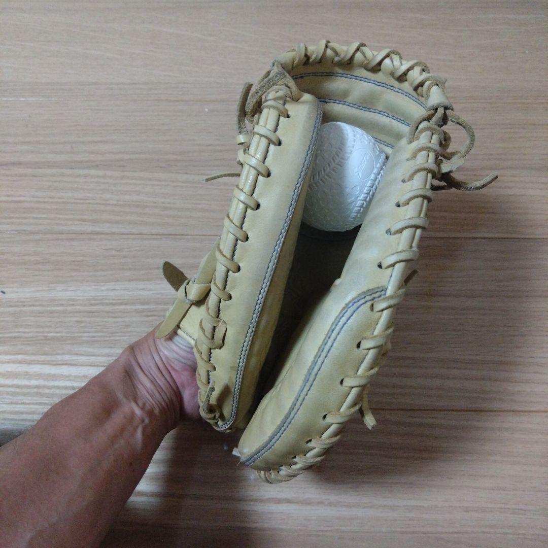 少年軟式Rawlings キャッチャーミットベージュ