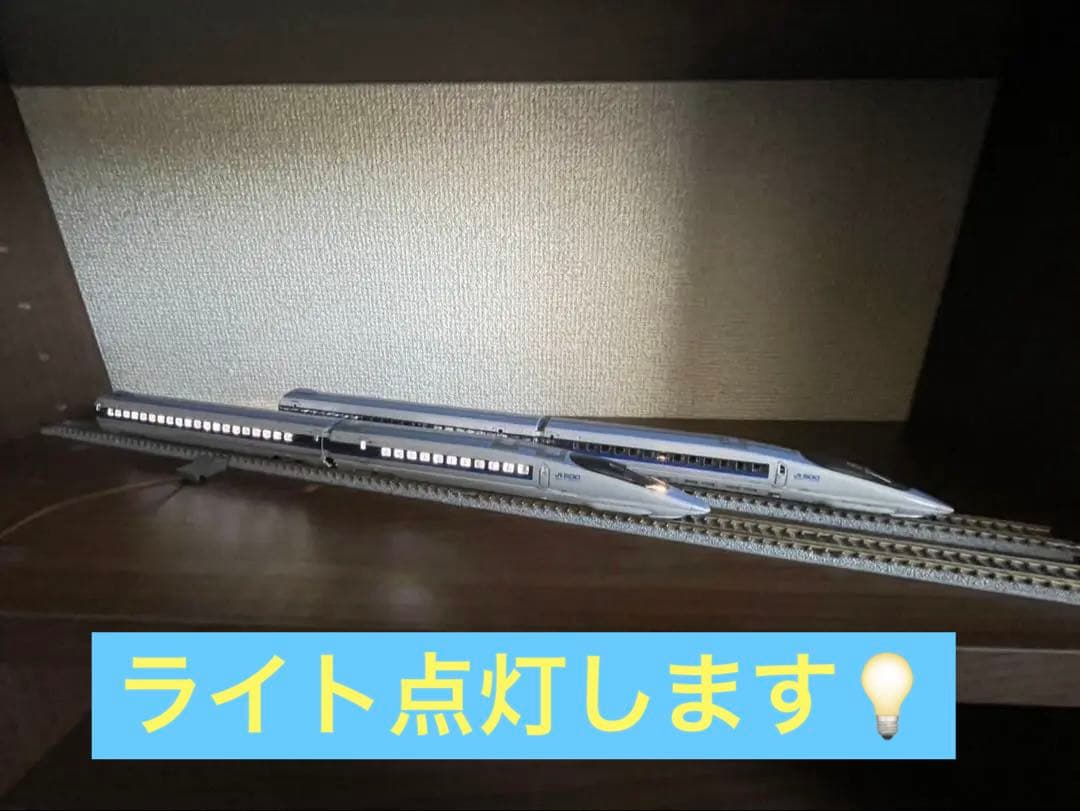 TOMIX 500系東海道・山陽新幹線　16両フル編 車内灯付き
