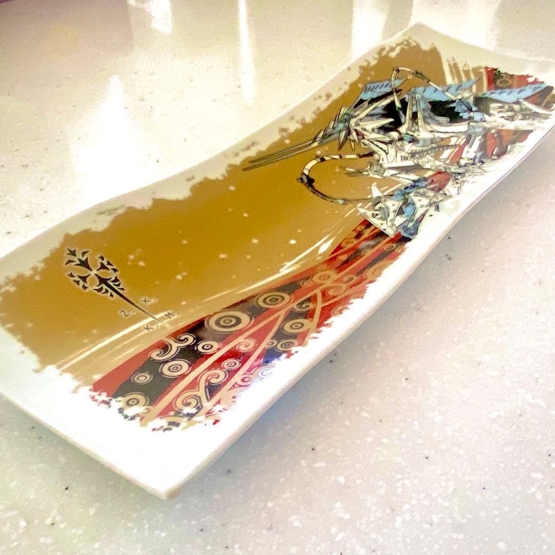 FSS/ファイブスター物語 九谷焼 長皿【希少】