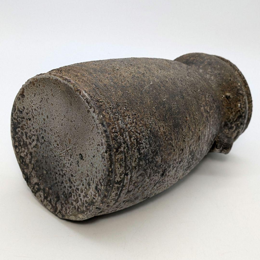 備前焼 窯変耳付花入 花瓶 花器 花生 フラワーベース 置物 華道具 茶道具