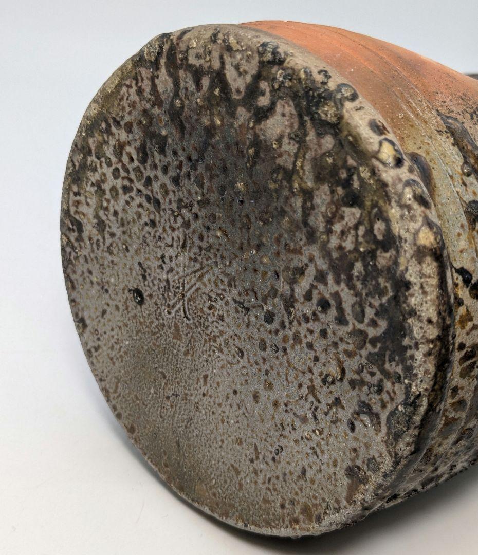 備前焼 窯変耳付花入 花瓶 花器 花生 フラワーベース 置物 華道具 茶道具