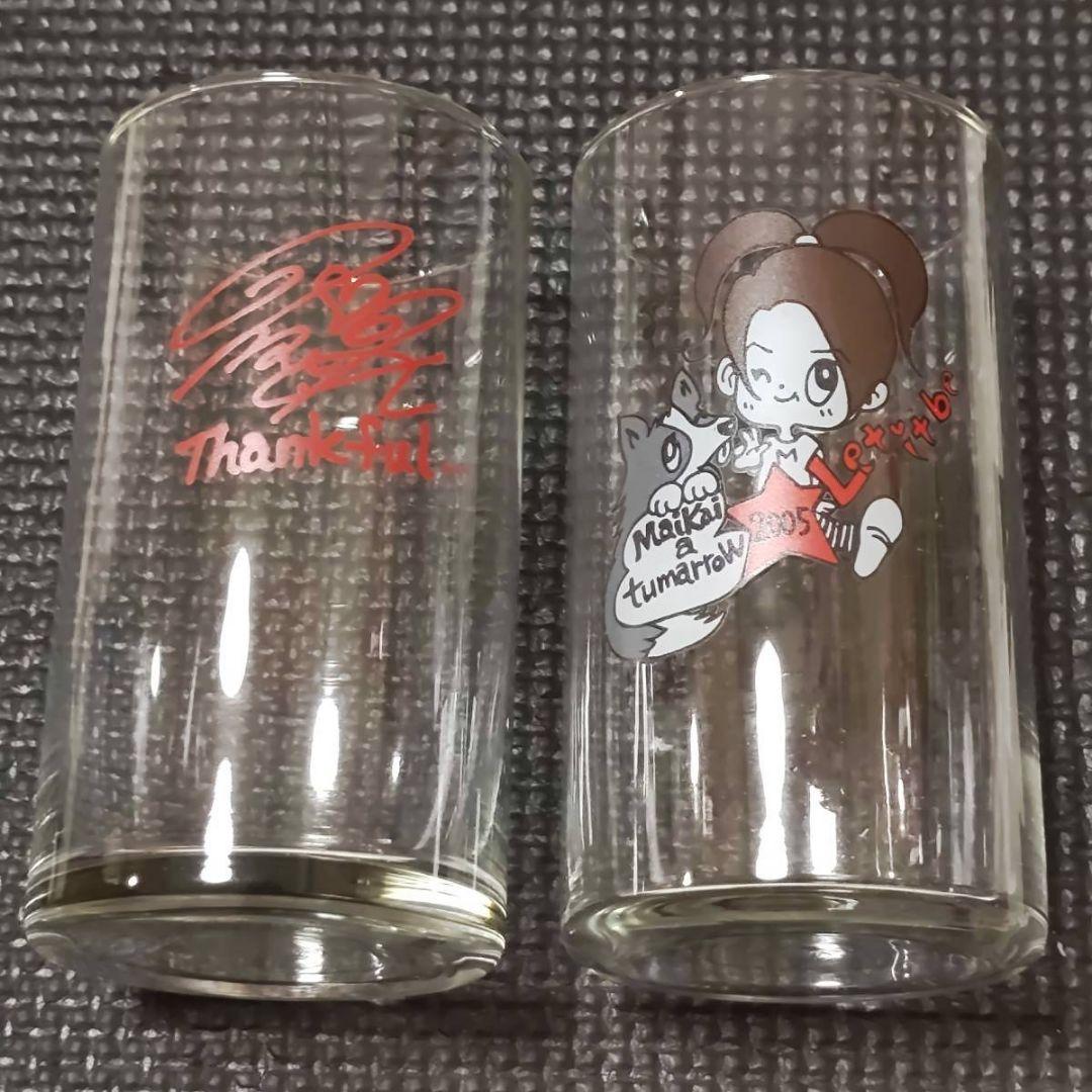 サイン入り希少☆倉木麻衣Mai Kai a tumarrow 2005ペアグラス