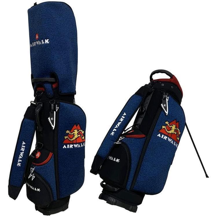 新品 AIRWALK GOLF エアーウォーク スタンドキャディバッグ ブルー