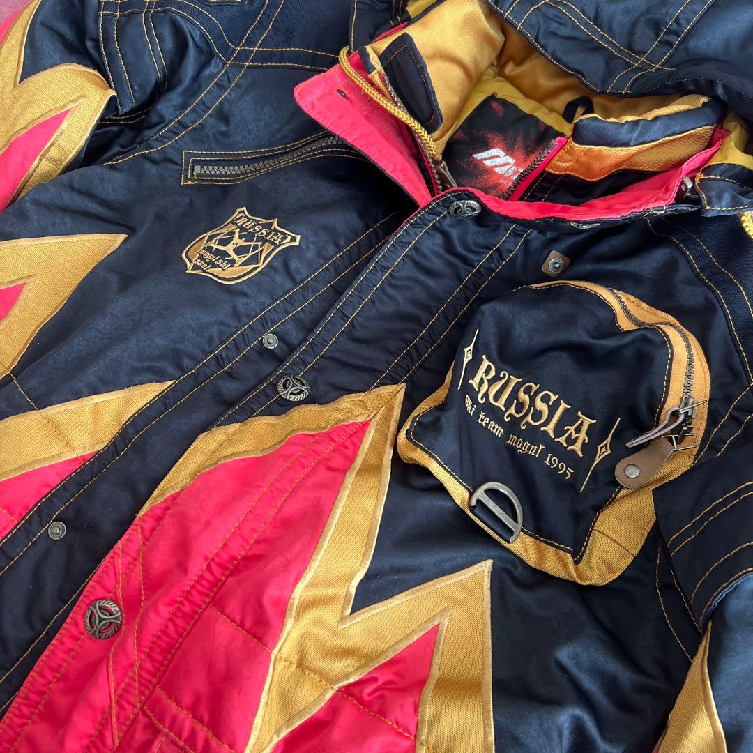 Mizuno ミズノ スキーウェア Russia ロシア代表　90年代