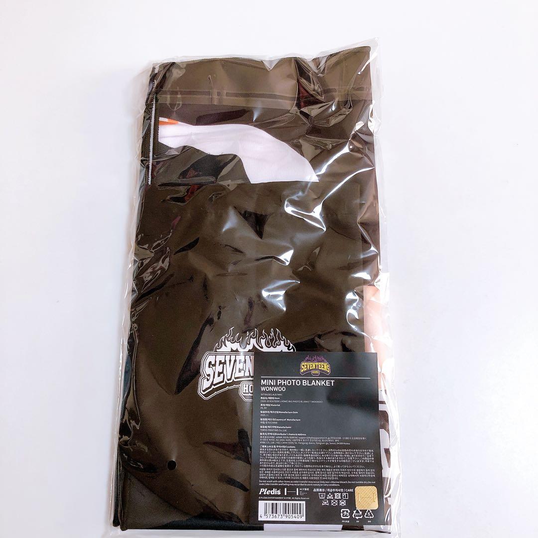 SEVENTEEN ミニフォトブランケット WONWOO スローガン　ウォヌ