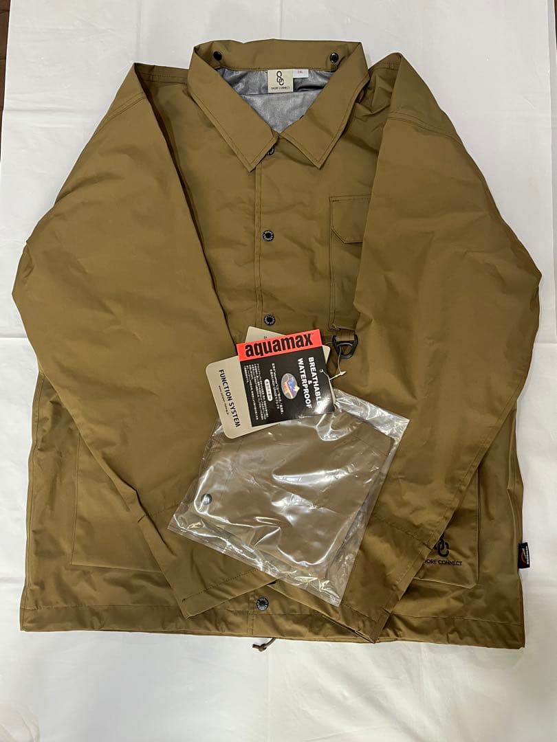 双進 リバレイ ショアコネクト SCレインジャケット 2XL タン