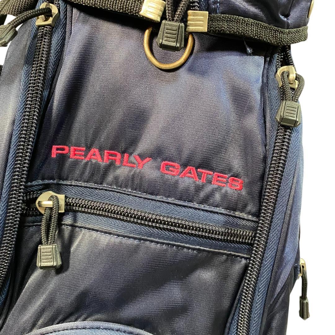PEARLY GATES パーリーゲイツ キャディバッグ 9型 ネイビー ゴルフ