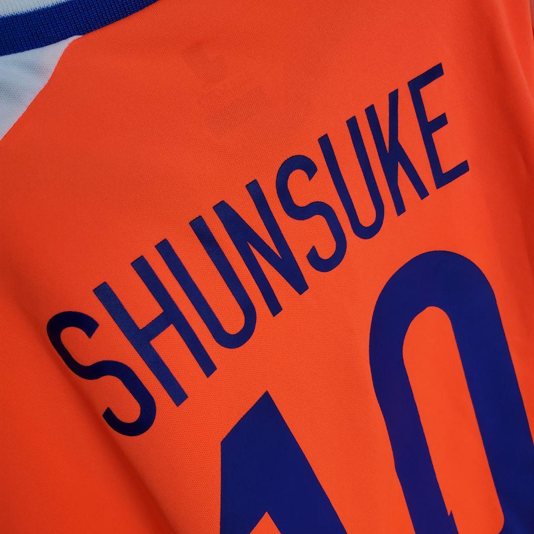 希少 横浜マリノス 中村俊輔 蛍光オレンジ ユニフォーム jリーグ アウェイ