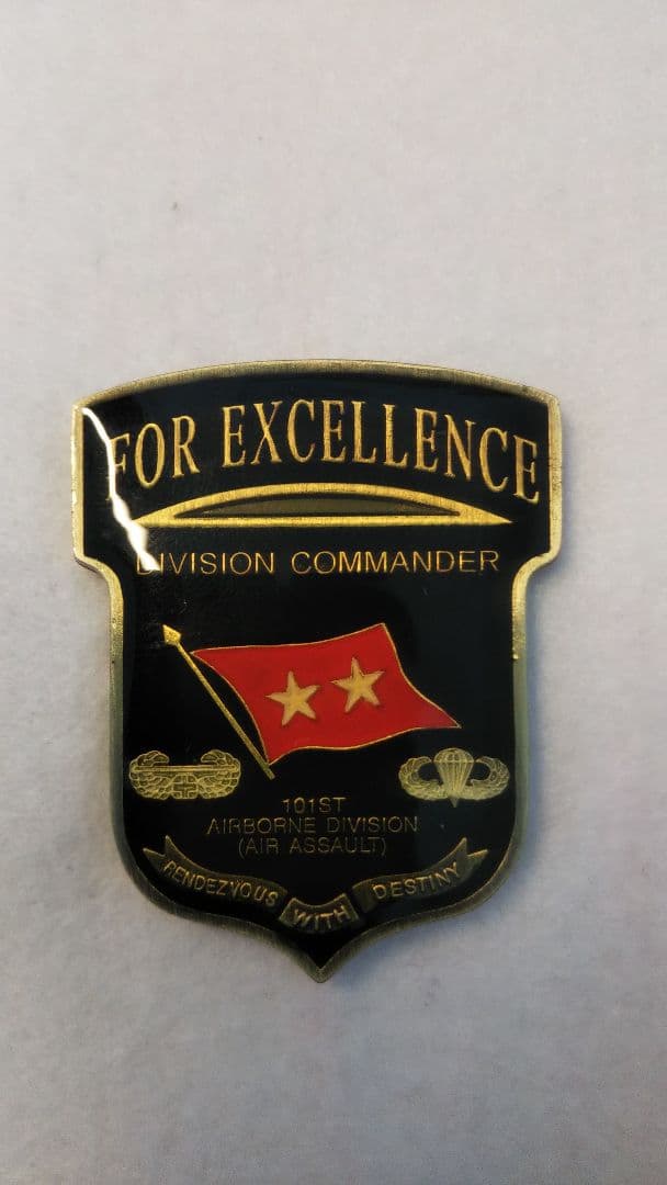 【稀少】米陸軍　第101空挺師団長（少将）チャレンジ