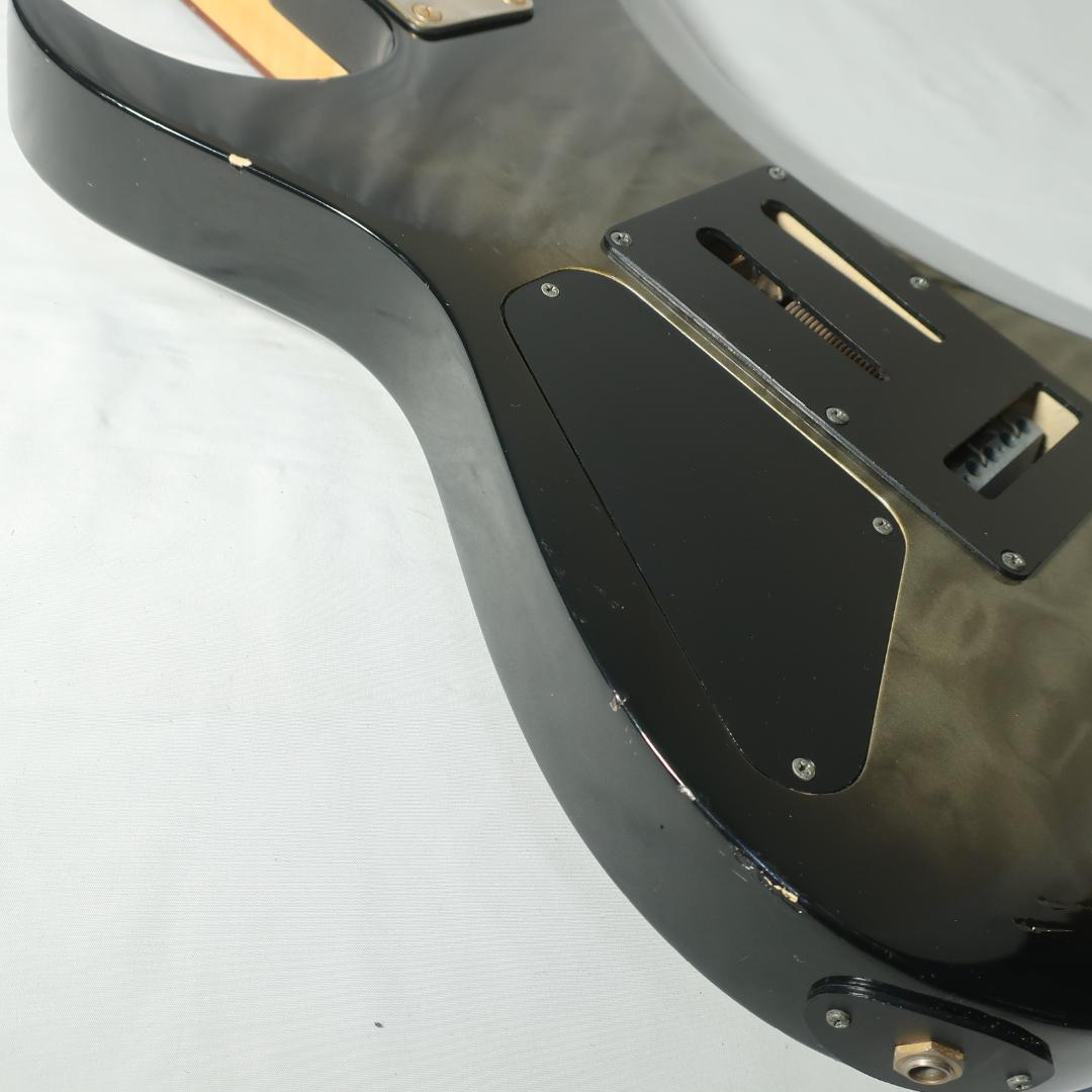 90s FERNANDES エレキギター GOTOHペグ装備 キルト模様カーキ