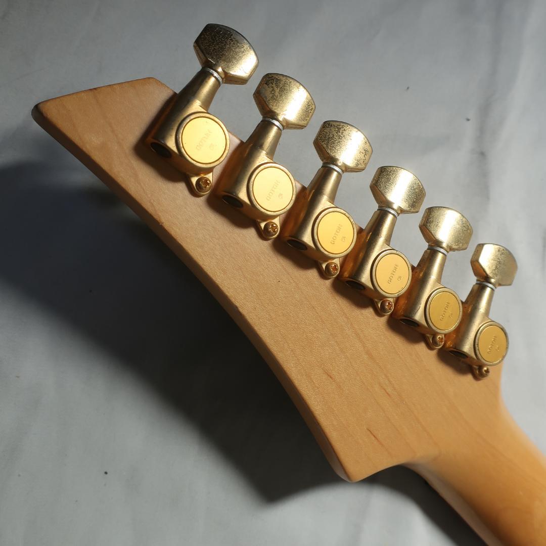 90s FERNANDES エレキギター GOTOHペグ装備 キルト模様カーキ