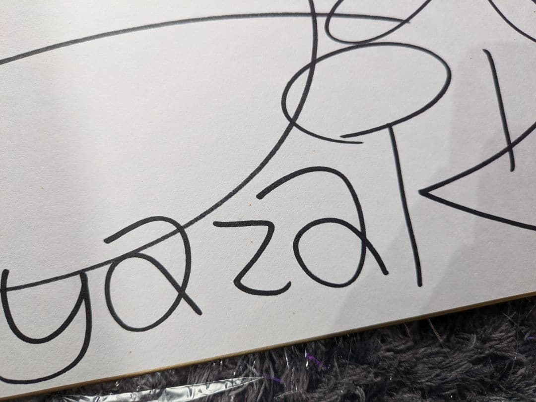 最終値下げ 抽プレ 宮崎あおい サイン色紙 純情きらり