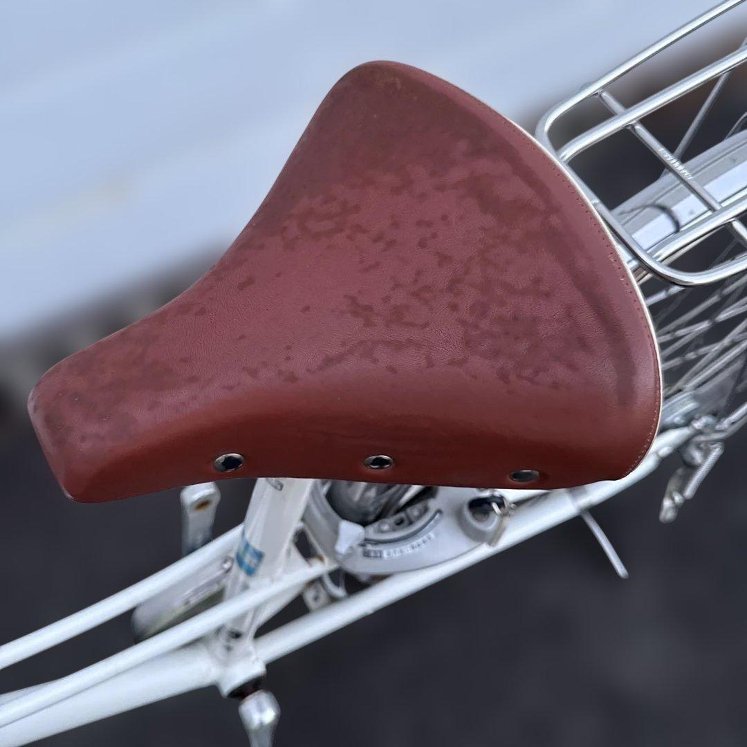 直接引き取りのみ　ロココ　27インチ自転車　ホワイト