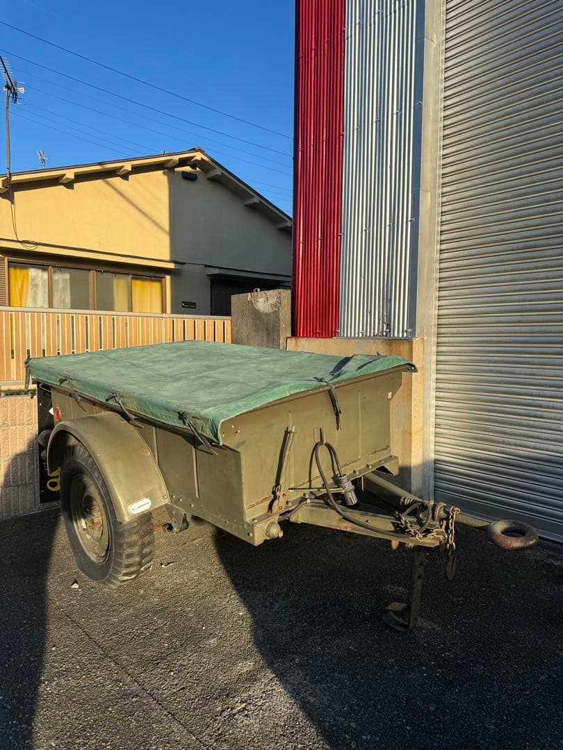 三菱　ジープ　トレーラー