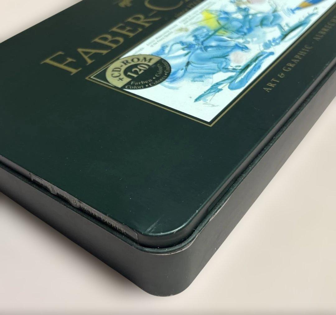 FABER-CASTELL 水彩色鉛筆109本セット缶入り