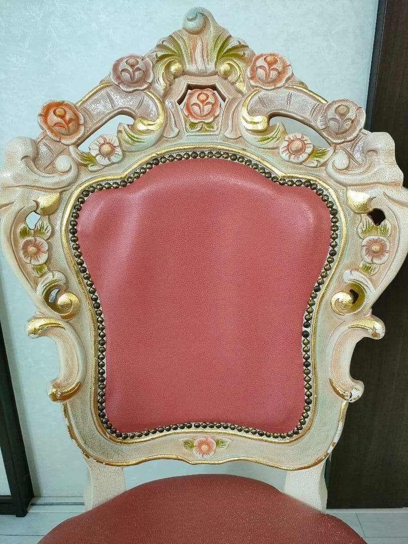 ロココ調 ダイニングチェア 1脚