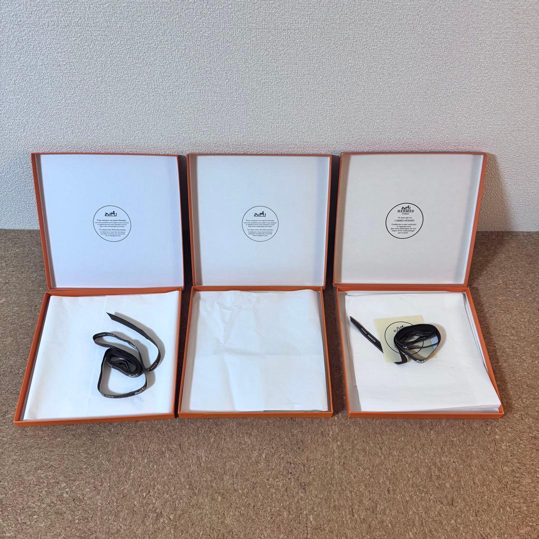 【美品】エルメス 空箱 8個 カレ90 スカーフ