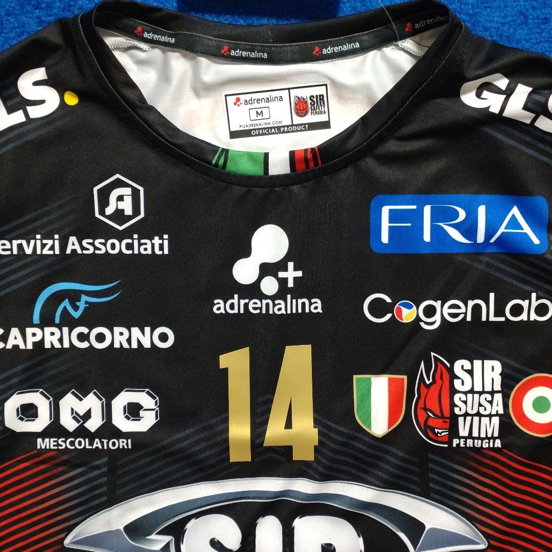 石川祐希選手#14　ペルージャ　ユニフォーム　ホーム用　M