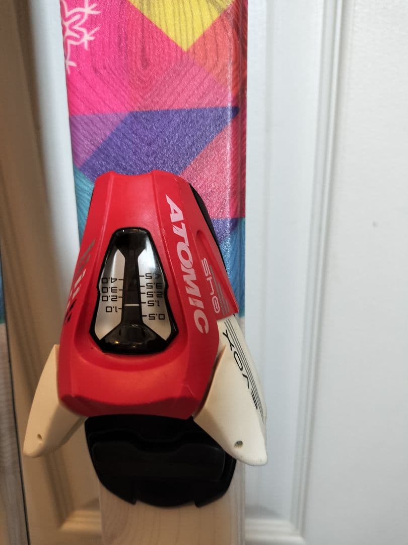 Atomic スキー板110センチとポールセット