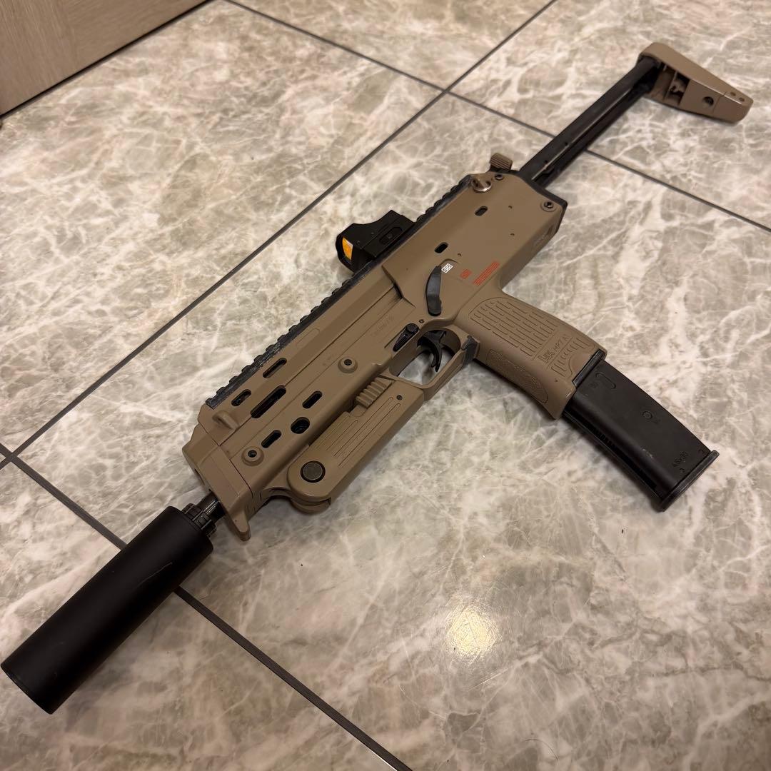 ［マガジン5本セット］東京マルイMP7A1 ガス TANカラー カスタム