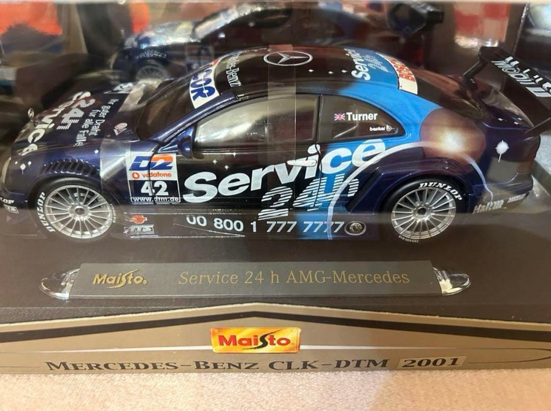 1/18 マイストメルセデスCLK-DTM 6種類あり　タニカン