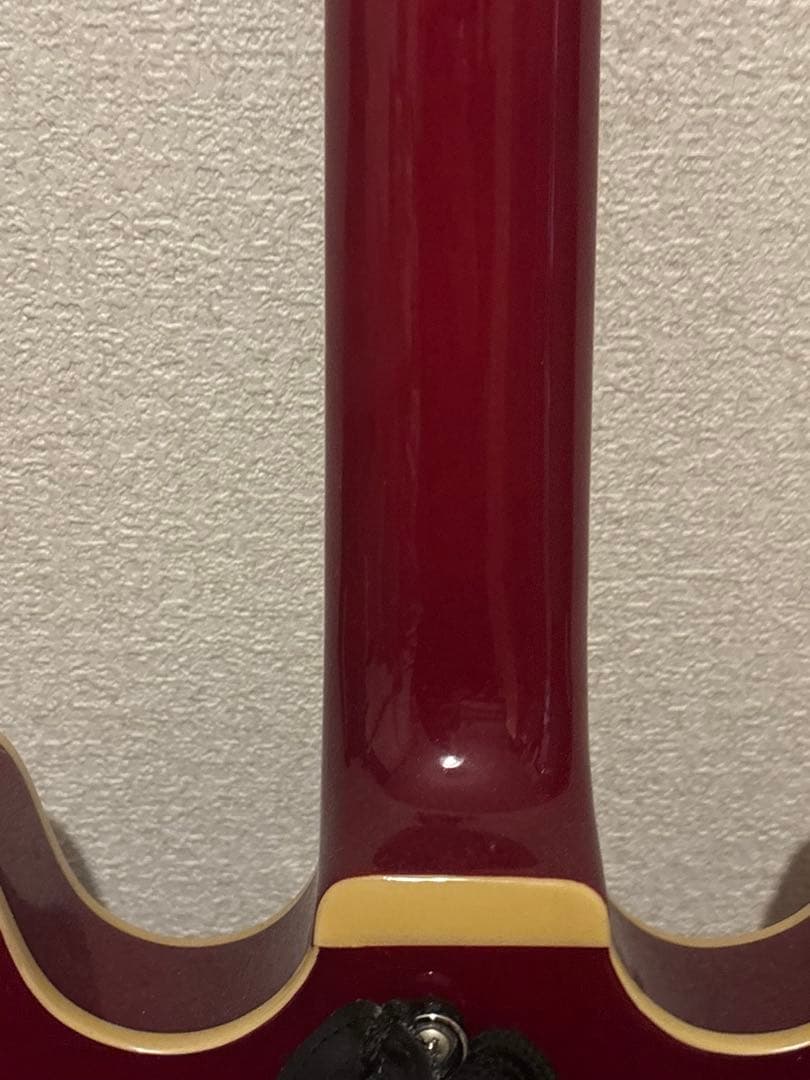 Blitz セミアコースティック ギター レッド