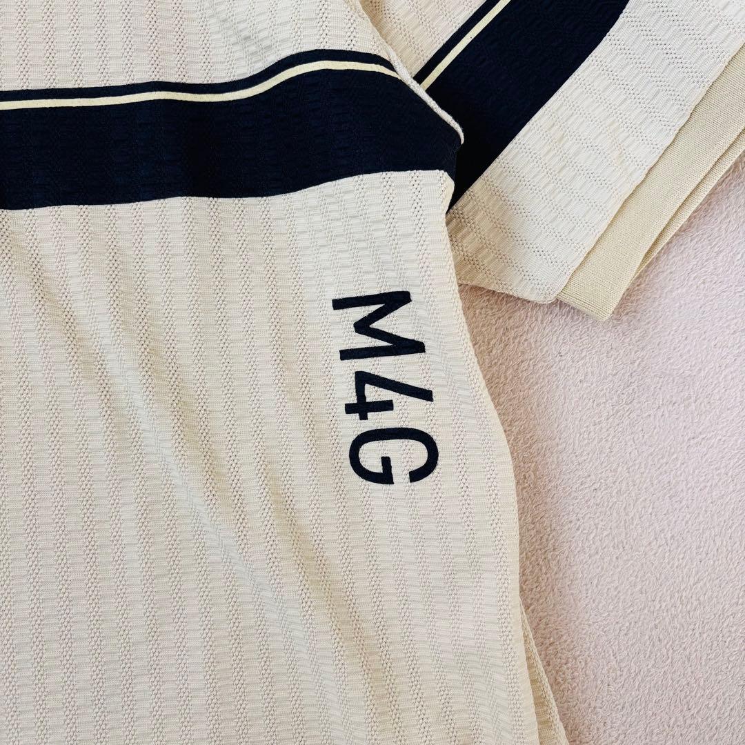 【新品タグ付き】パーリーゲイツ 半袖ポロシャツ シアサッカー 5 イエロー