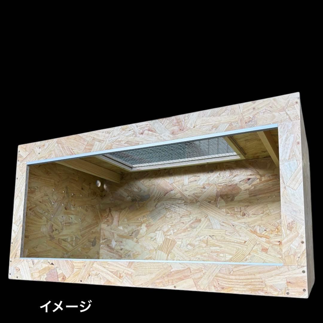 爬虫類ケージ 110×45×45㎝ ガラス②枚追加