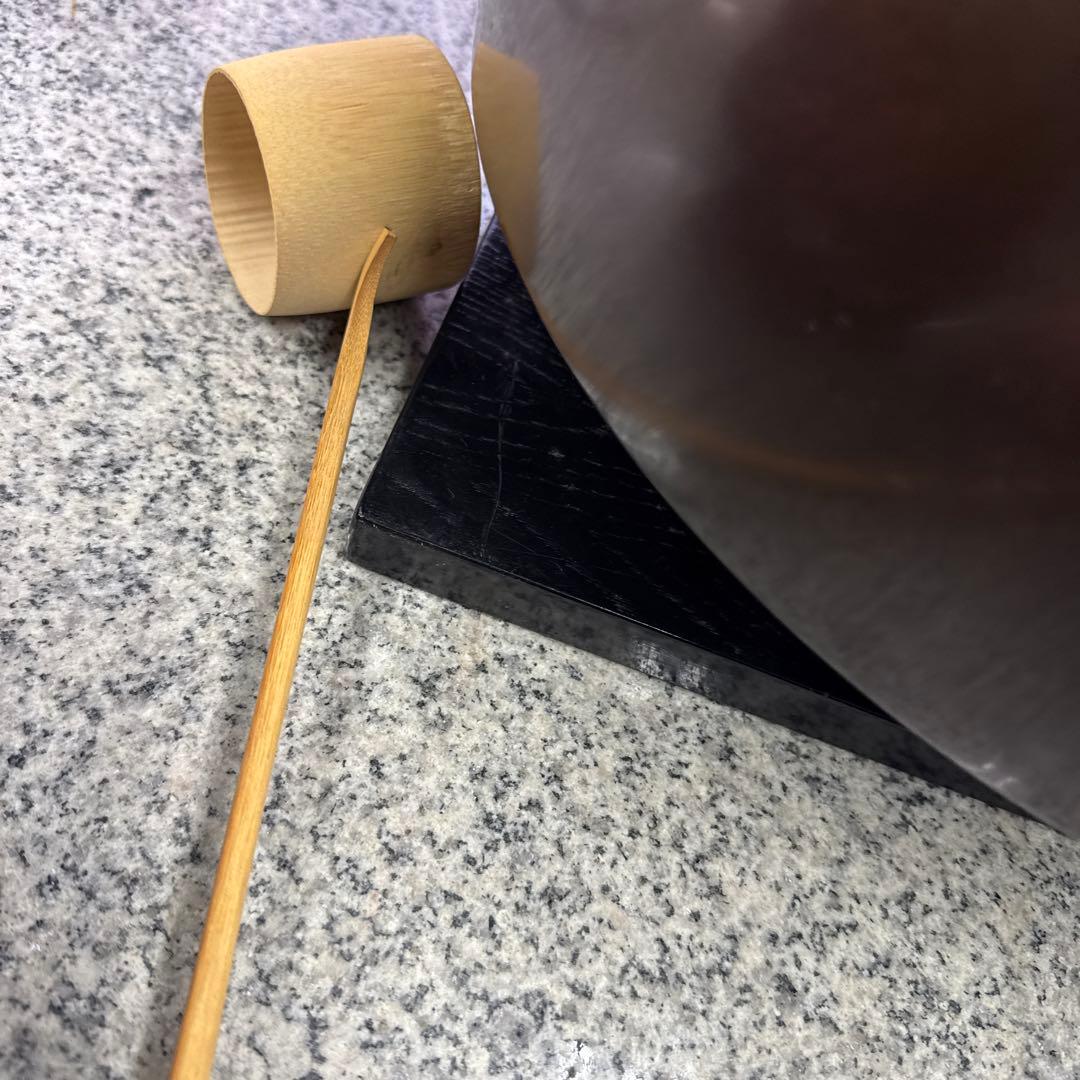 鋳鉄製茶釜 蓋付き 工芸品 アンティーク 茶道具 灰付き 風炉 格安