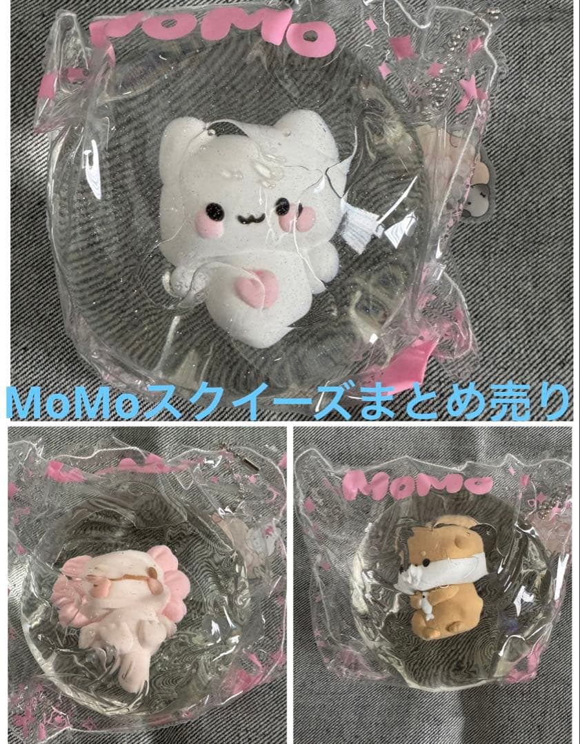 は*マ様 MOMO スクイーズ　海洋シリーズ　ウーパールーパー　クリオネ　カワウ