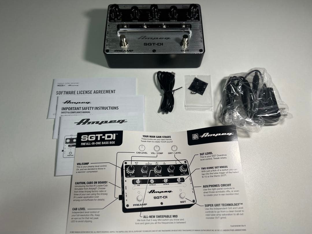 Ampeg SGT-DI プリアンプ・DIボックス