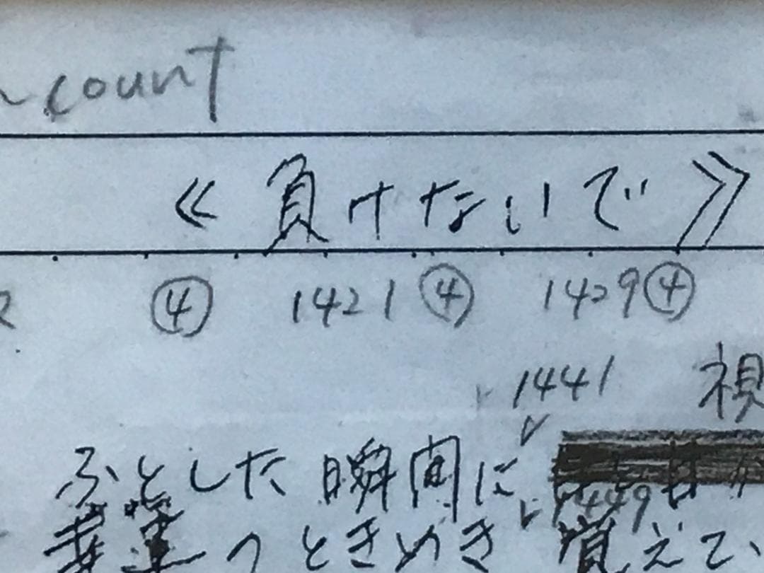 ★ZARD　坂井泉水　レプリカ「負けないで 」