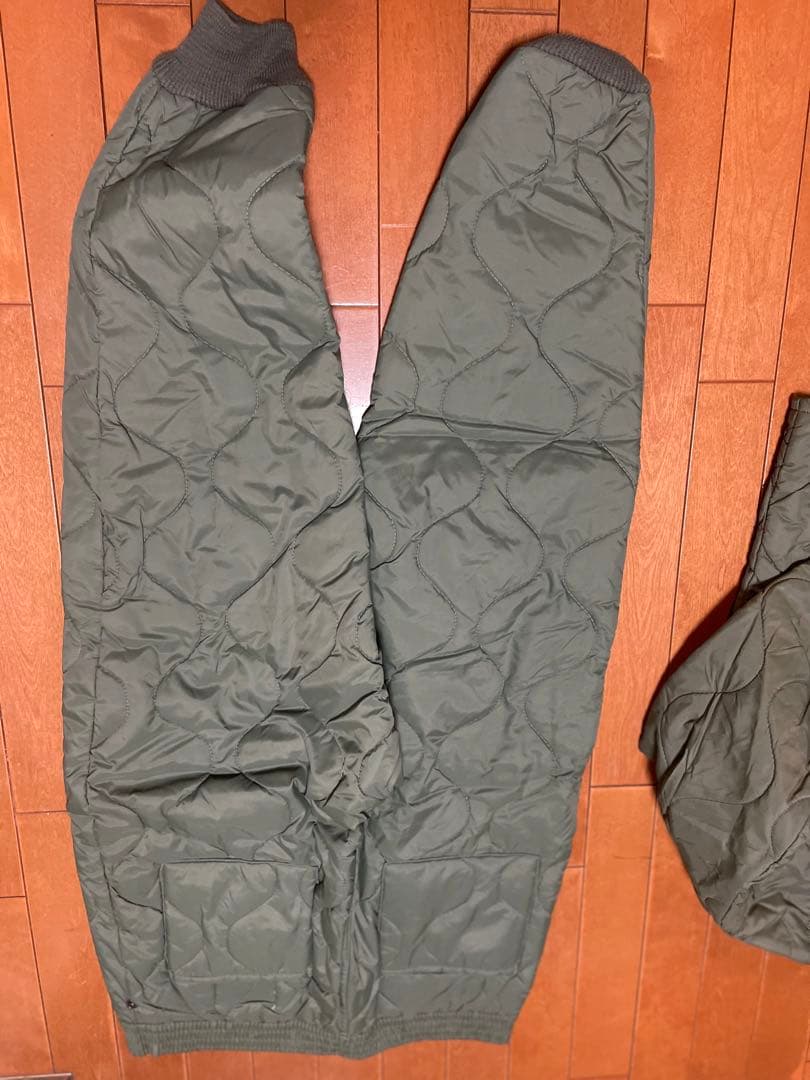 USAF 米空軍　実物　防寒　ライナー上下　ジャケット　パンツ　セット　サバゲー