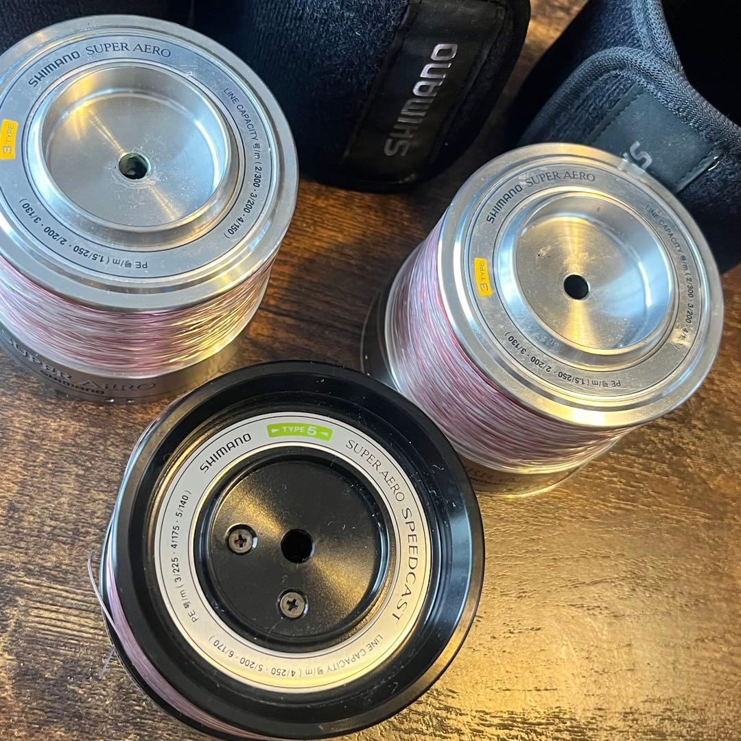 SHIMANO シマノ パワーエアロ タイプ3 5スプール SA257 SA28