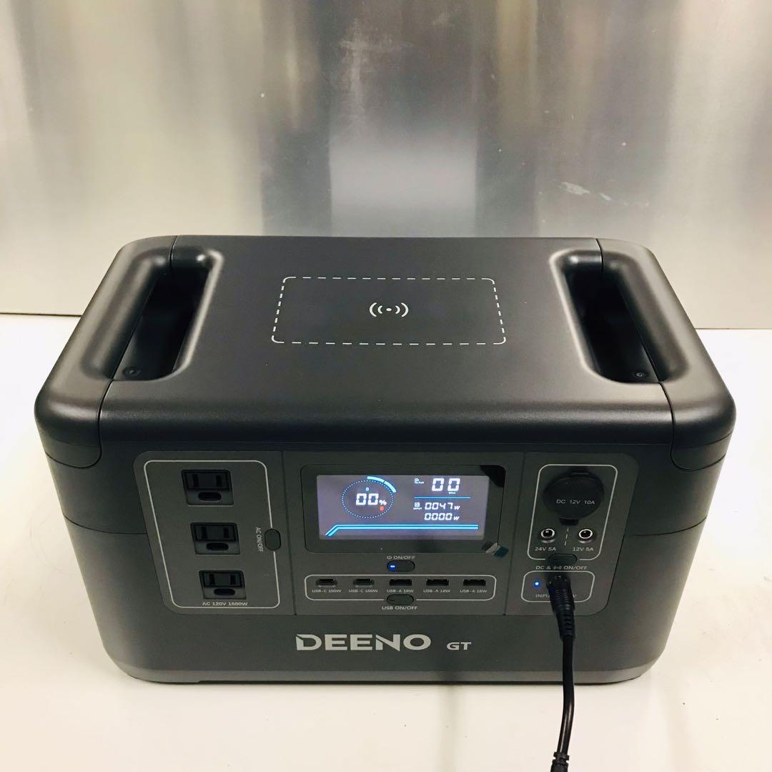 Deeno X1500 ポータブル電源、1500W（最大3000W）1036Wh