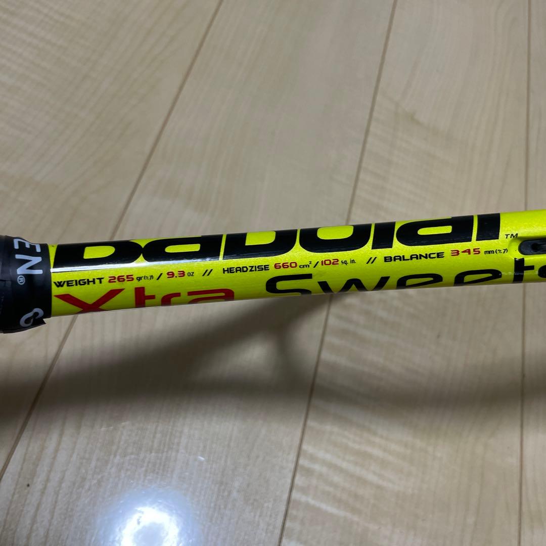 【希少_グリップテープ新品】テニスラケット　バボラ　XS103 G1 265g