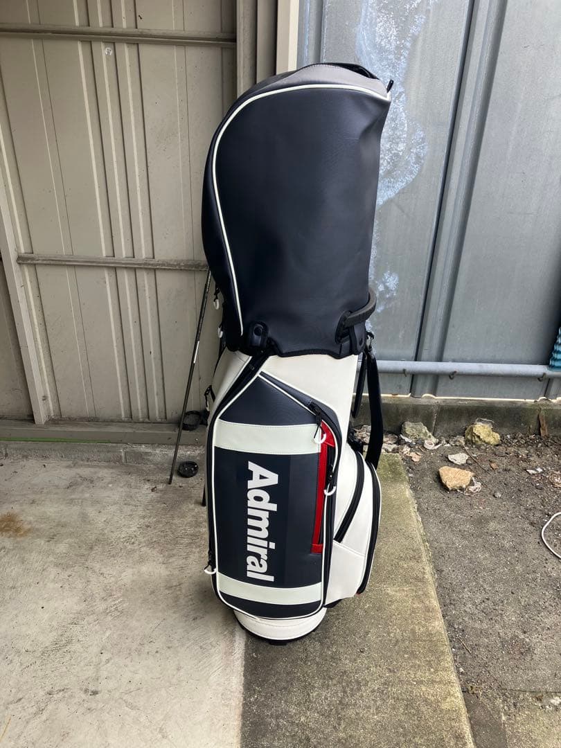 Admiral ゴルフキャディバッグ トリコロールカラーほぼ新品