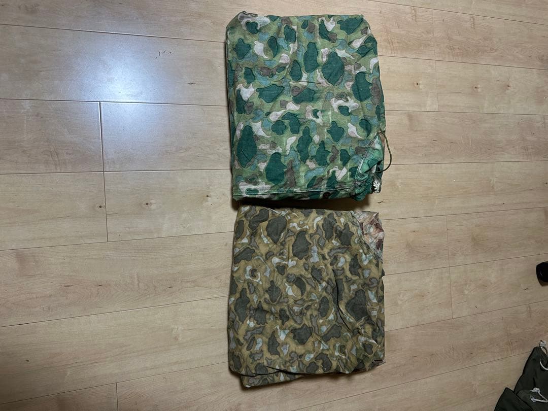 軍幕　トルコ軍ポンチョテント　2枚