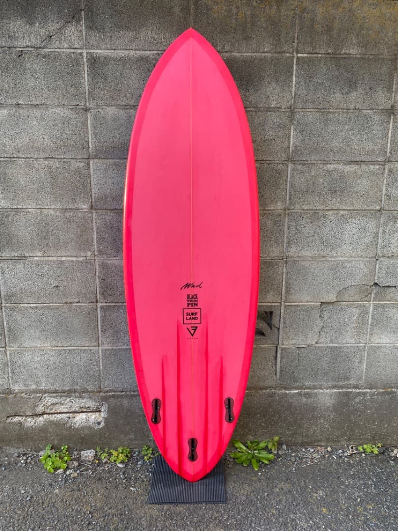 【yokko】MINDSURFBOARD / BLACK TWIN PIN
