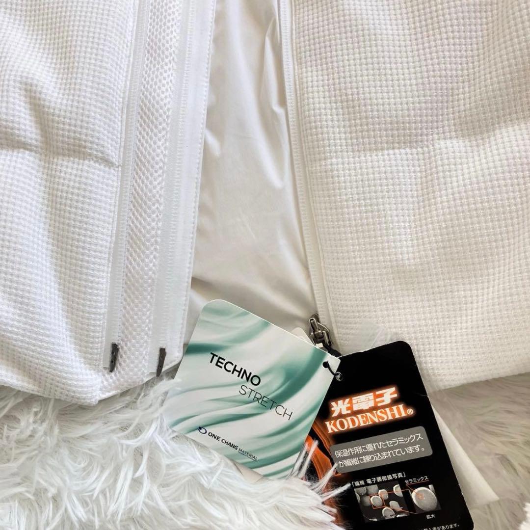 新品タグ付き　パーリーゲイツ　ダウンコート　　ホワイト　0サイズ